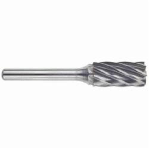 MORSE® Edge Hog® 59628 5970 Carbide Burr, Plain End, Cylindrical - No End Cut (Shape SA) Head, 5/8 in Dia Head, 1 in L of Cut, 2-3/4 in OAL, Aluminum Cut